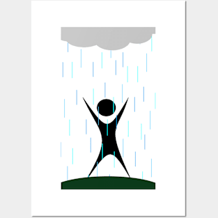 Dancing in the Rain Posters and Art